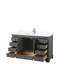 Ensemble de meuble-lavabo simple 60 po Deborah-97810858-97810857