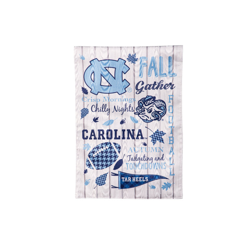 Double face 18 H x 12,5 l, NCAA North Carolina