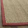 Auckland Bamboo Slat/Seagrass Brown/Tan/Red Area Rug