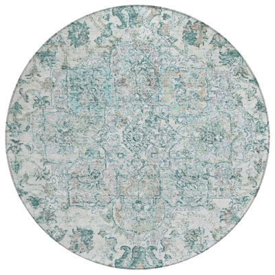 Machine Washable Indoor/Outdoor Jocelyn ACN2138 Global Rug