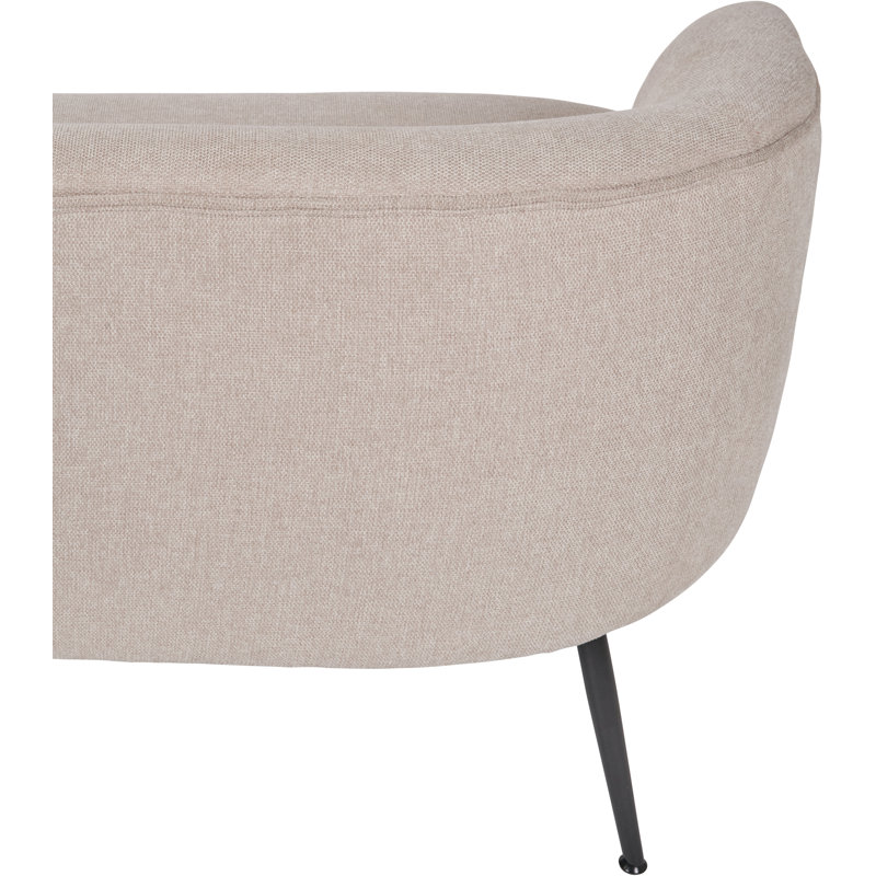Stockville 2 Seater Chenille Sofa, Beige Chenille