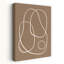 «Minimalist Line Composition» 02, art mural moderne minimaliste abstrait-473901359