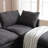 Sleeper Sofa Couch with Chaise Lounge for Living Room-1567810557