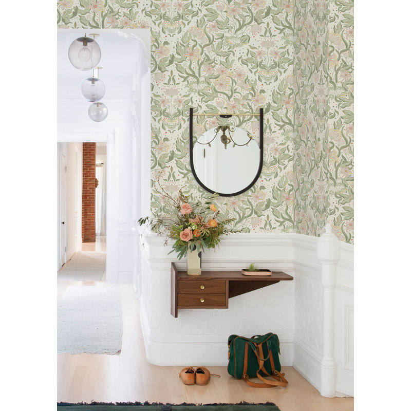 Papier peint botanique, Vert