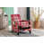 Textile rouge est en rupture de stock