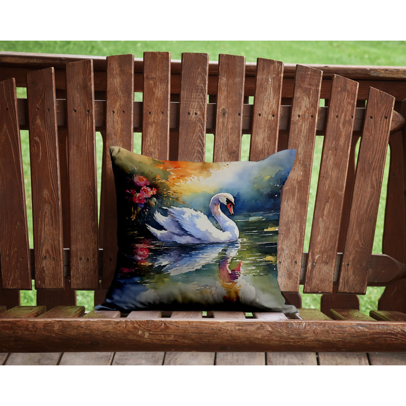 Coussin Swan, H 14 po x l 14 po