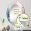 Laganas - Miroir mural moderne ovale-377847459