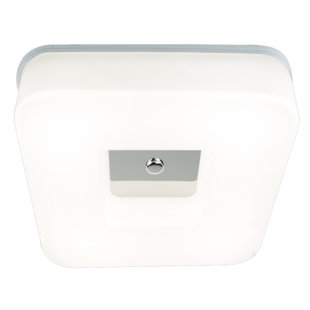 Plafonnier encastré carré simple 16,5 po Balanca