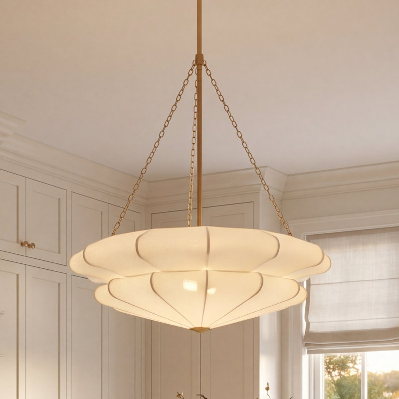 Coppell 3-Light Pendant in Warm Brass