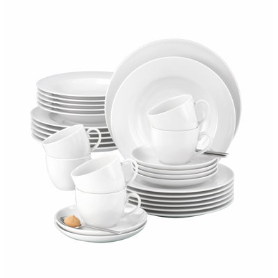Seltmann Weiden Rondo Porcelain China Dinnerware - Set of 30