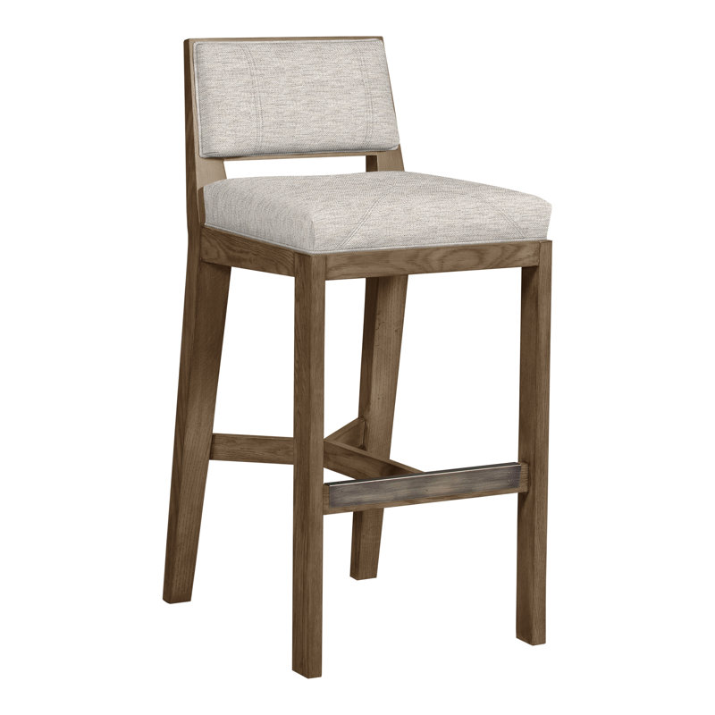 Thom Filicia 32.5'' Bar Stool, Hampton, Impala Linen