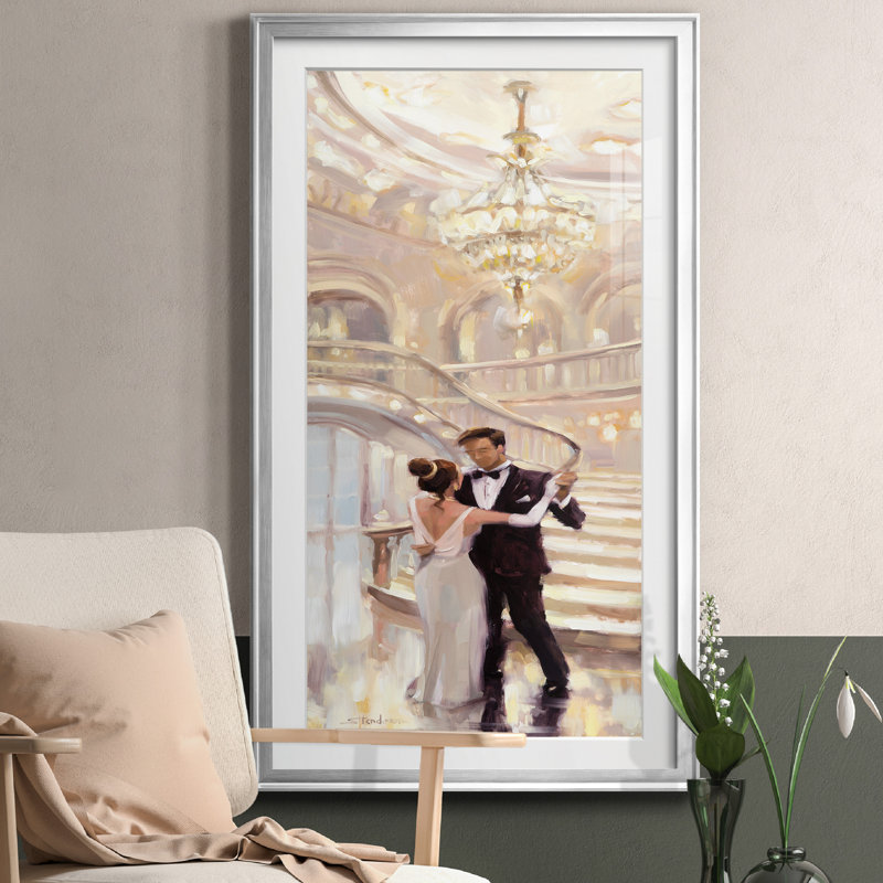 A Moment In Time - peinture encadrée, H 22,5 po x l 42,5 po x P 1,5 po, Argent