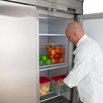 Maxx Cold V-Series 2 Solid Door Reach-In Refrigerator, Bottom Mount, In Stainless Steel
