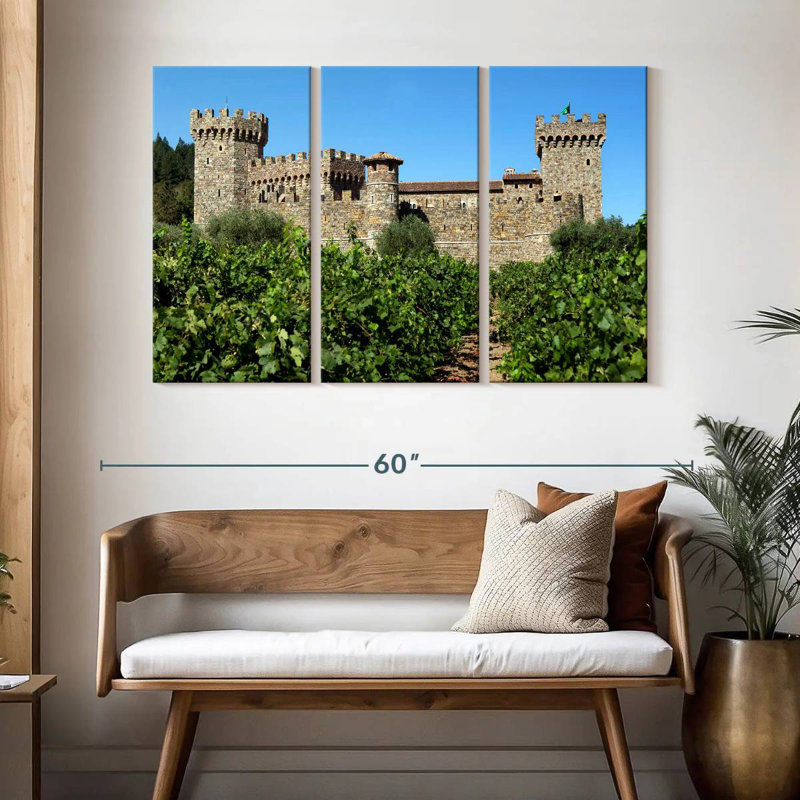 Lilie Napa Valley Castle, H 32 po x l 50 po