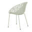 Chaises de salle à manger d'extérieur (de 2) - Plastique et fer, conception, 23 po de profondeur, 21,5 largeur, 32 hauteur, assemblage requis, mélange de matériaux, structure résistante aux intempéries, 23,59 21,37 9,7 lb,