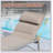 Patio Chaise Lounge Set of 3, Aluminum Pool Lounge Chairs with Side Table, Adjustable Recliner-1829601508