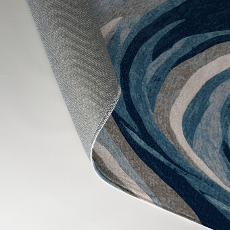 Tapis intérieur et extérieur gris Nature, Rectangle 5 pi x 7 pi
