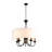 Uribe 5 - Light Dimmable Empire Chandelier