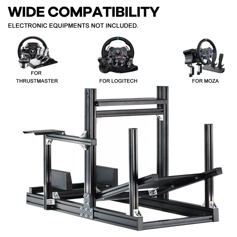  Support de simulateur de course en alliage d'aluminium de la Formule 1 pour Logitech G29