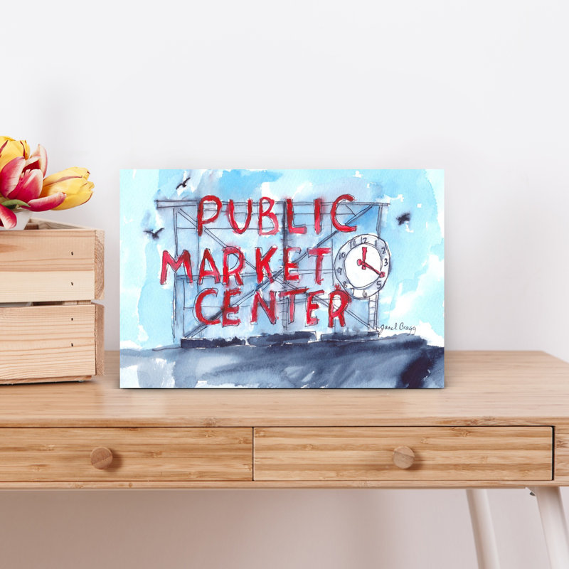 Contemporary Art Contemporary Abstract Bird Fish Landscape Nature Wall Art 1 Piece Wrapped Canvas Wall Art