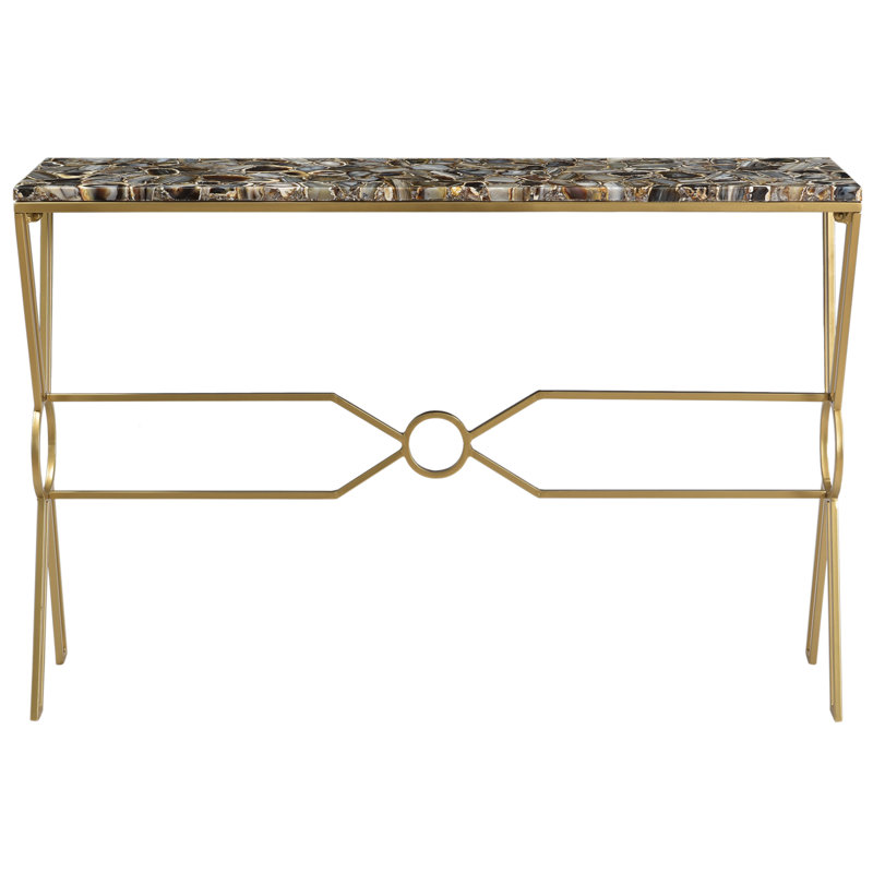 48'' Stone Top Console Table