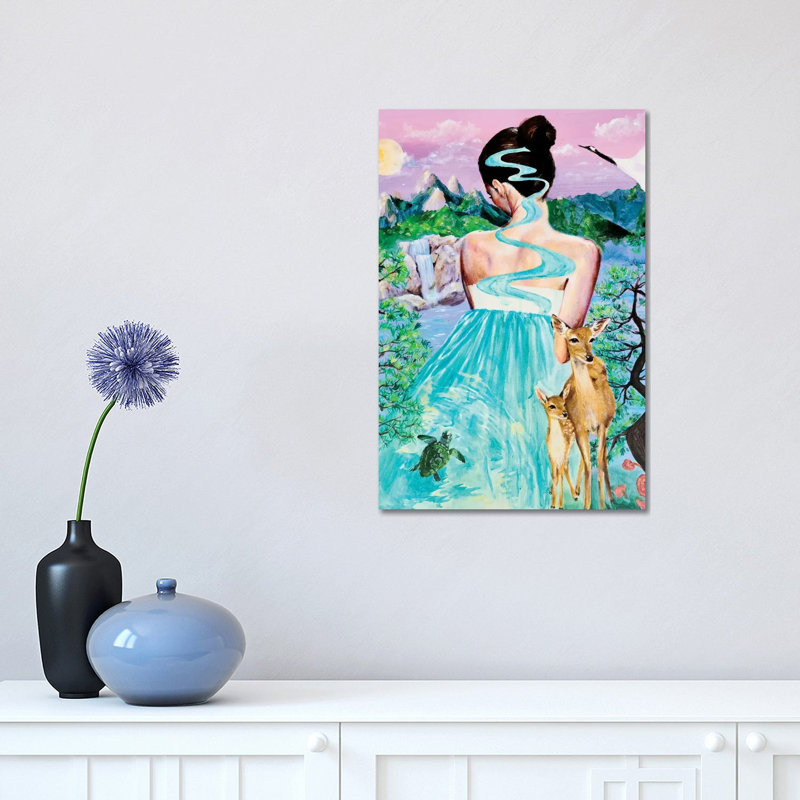 Waiting III by Eury Kim - Wrapped Canvas Art Prints, 30.48 cm H x 45.72 cm W