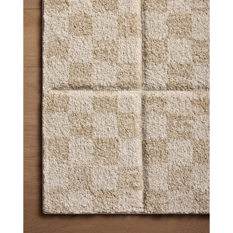Manali Oatmeal / Sand Area Rug, Square 1'6"