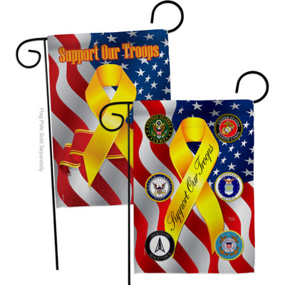 Decorative House Decoration Yard Banner 2-Sided Polyester/Polyester Blend 19 x 13 in. Garden Flag