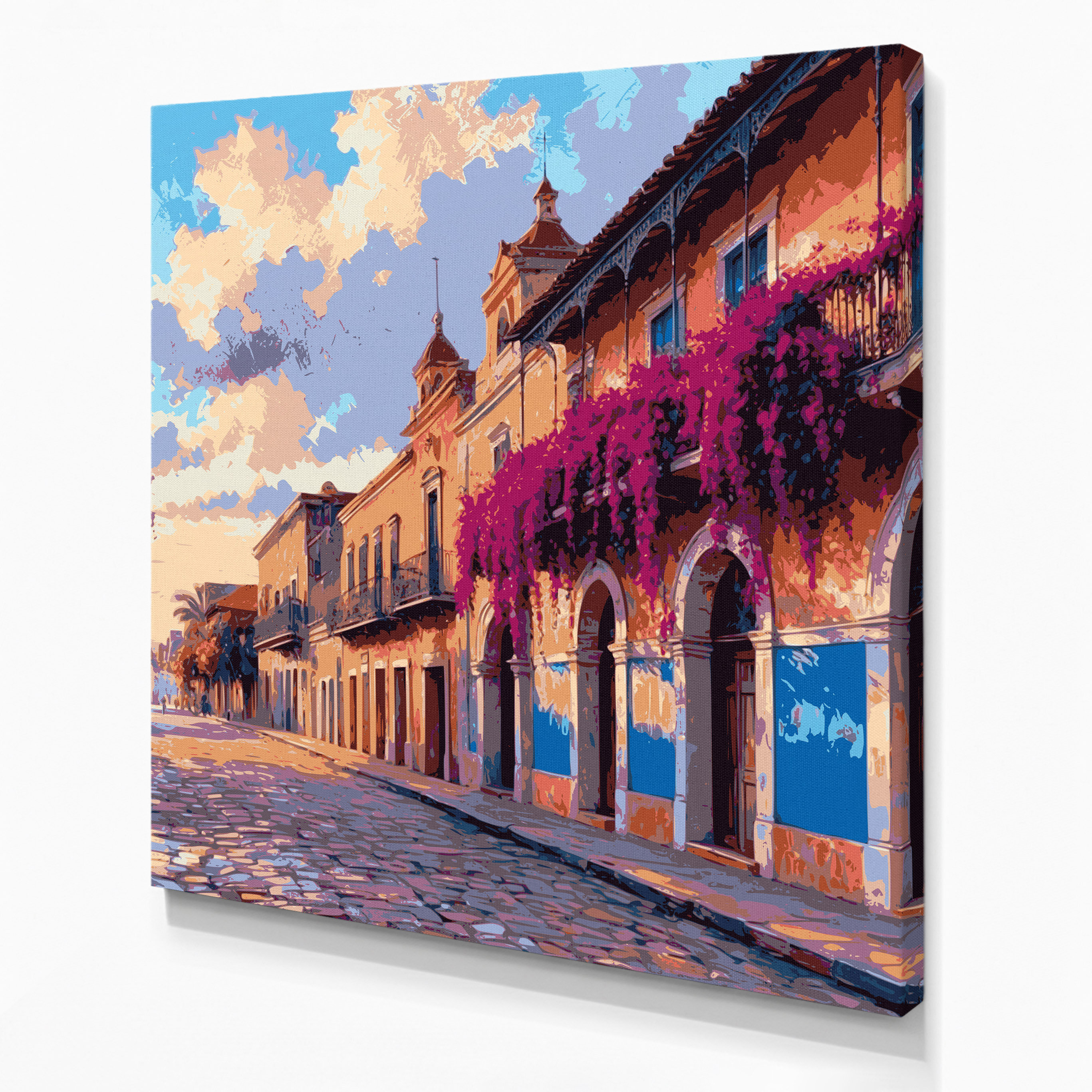 Red Barrel Studio® Cities Puerto Rico Brown Canvas Wall Art | Wayfair
