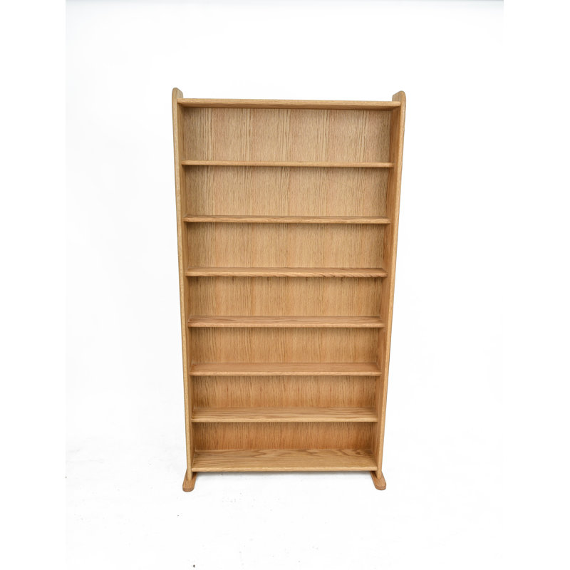 Support DVD / VHS en bois de style tablette - Série 07, Foncé, H 65,5 po x l 35 po x P 7,25 po