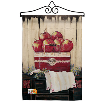 Double Sided 18.5'' H x 13'' W Polyester Flag Set