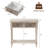 31.5" W 2-Drawer Carved Console Table-445904389