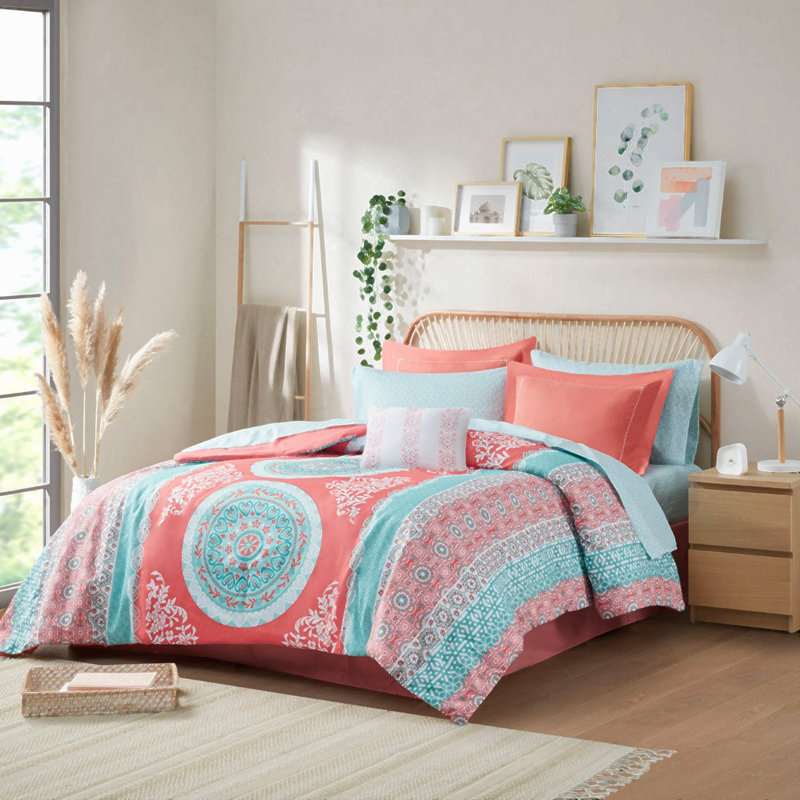 Ensemble d'édredon double avec draps