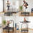 40" Foldable Mini Trampoline,Max Load 450Lbs Indoor Trampoline,With 4 Level Adjustable Foam Handle And Resistance Bands,Adult Exercise Trampoline For Home, Garden, And Gym-114292820