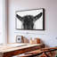 «Peeking Black Goat», art mural-101778902