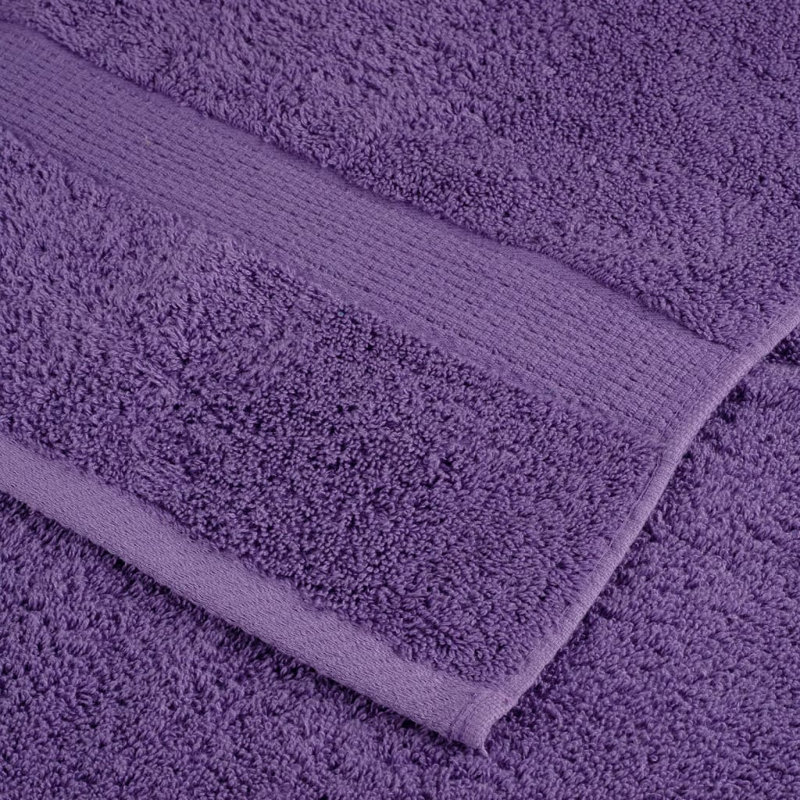 Premium Hand Towels SOLUND 4Pcs 50X100cm 600Gsm, Purple