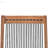 Ergonomic Folding Rope Wooden Recliner Chair