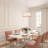 3 - Light Dimmable Drum Chandelier