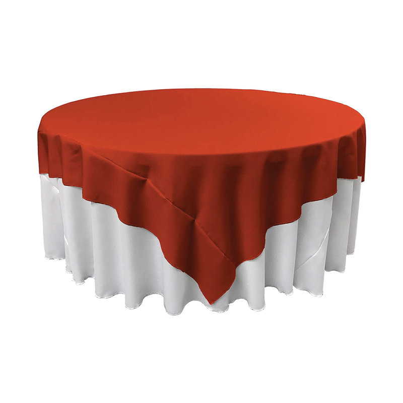 Solid Color Square Tablecloth - Basics by Wayfair™, Light Gray, 72" Square