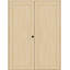 Porte intérieure battante en bois manufacturé 1 panneau Shaker-94493389-94493396-97019596