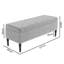 Paris Plain Naples Ottoman Storage Bench, Upholstered End of Bed Bench with Legs, Rectangle Coffee Table with Storage, Window Seat Ottoman Footstool for Bedroom, Hallway, Living Room-117215200-116846683