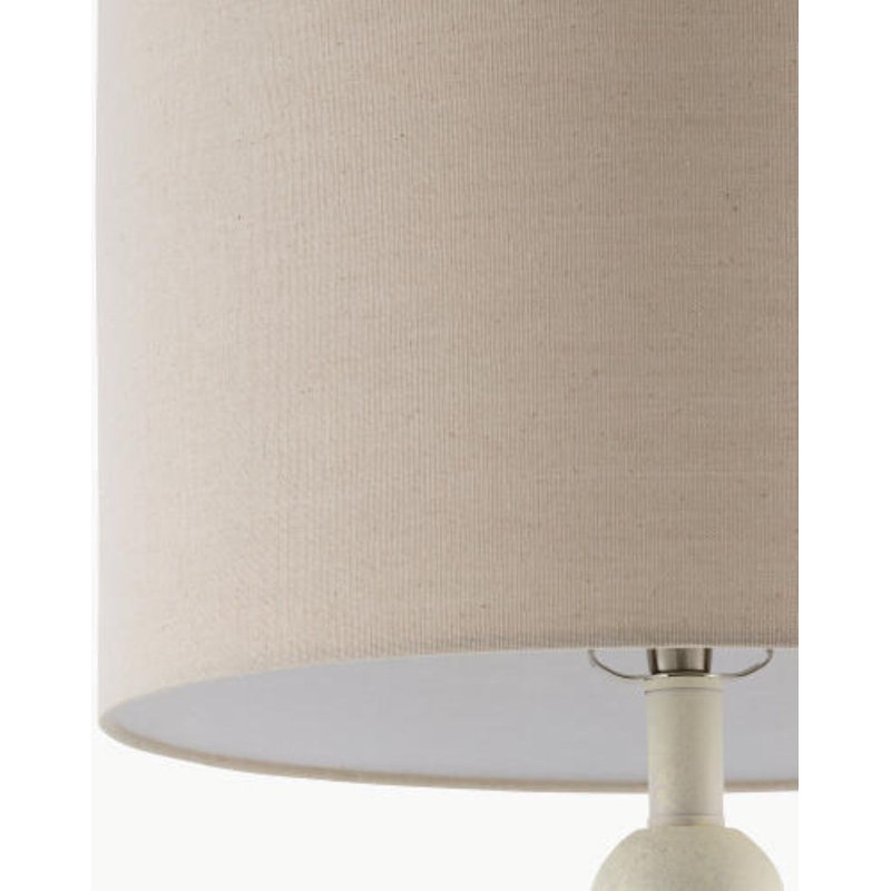 Elaine Table Lamp, Cream, Cream, 32" H x 15" W x 20" D