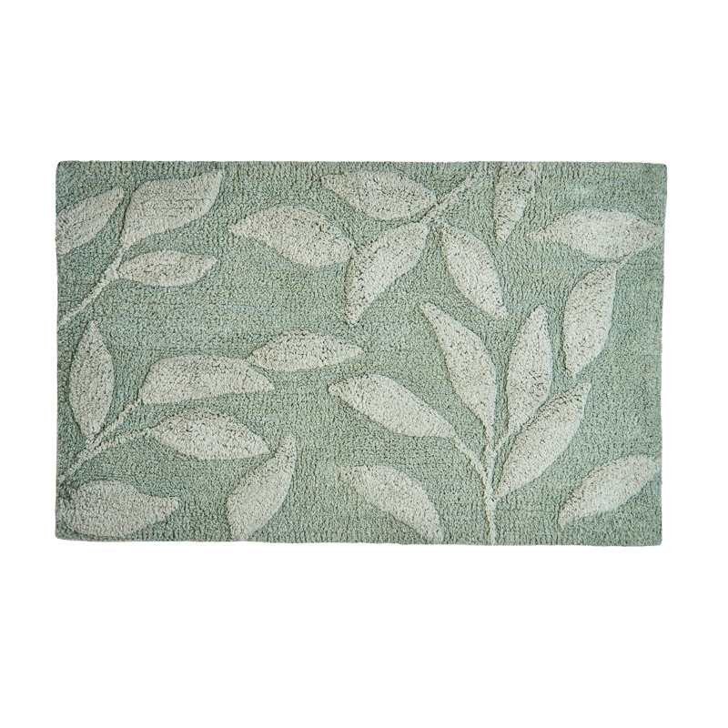 Sandringham Non-Slip Bath Mat, Steel/Sage