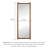 Medieval Style Rectangular High-Definition Wall-Mounted Full-Length Mirror-118580060