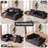 Boneless 109" Modular Sectional Sofa With Deep Seat, Cloud Sectional Couch With L-Shape Chaise For Living Room Bedroom - No Assembly Required-1923799173
