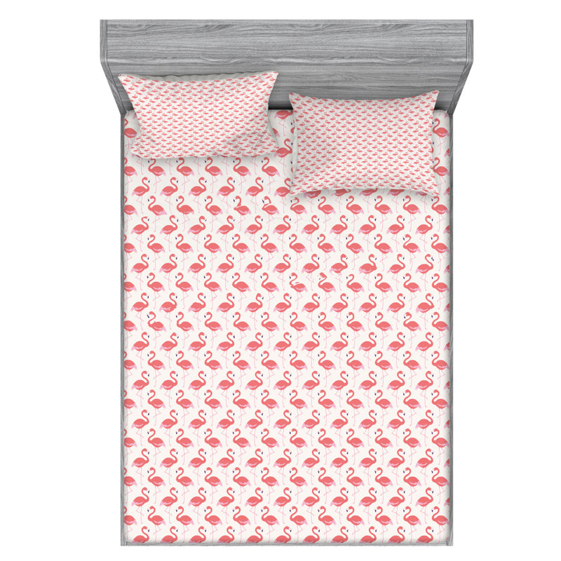 Microfiber Sheet Set, Queen Sheet Set with Fitted Sheet