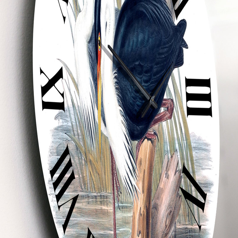 Vintage Bird Life II - Horloge murale traditionnelle, Petit