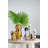 Curved Ceramic Vase with Abstract Multicoloured Finish-1891714376-1891714377