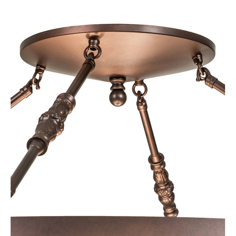 6 - Light Semi Flush Mount