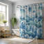 Rideau de douche standard 1 pièce Dalani Ocean Blues-1381877258